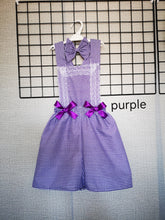 Load image into Gallery viewer, Gingham Frilly Bows Playsuit and Hairbow 12m - 5 years