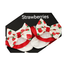 Load image into Gallery viewer, Prints Lace Ankle Bow Sock 0m - 13 years