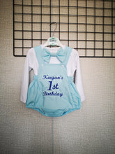 Load image into Gallery viewer, Birthday Boy Plain Romper 2 piece Outfit 0m -24 months