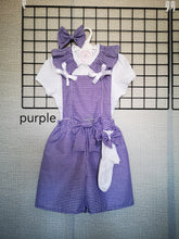 Load image into Gallery viewer, Gingham Playsuit Uniform Outfit 2 years - 5 years