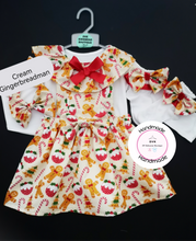Load image into Gallery viewer, Halloween/Christmas/Valentines Prinny Square Dress 4 piece Outfit Newborn -5 years