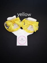 Load image into Gallery viewer, Frilly White Lace Satin Bow Ankle Sock 0m - 13 years