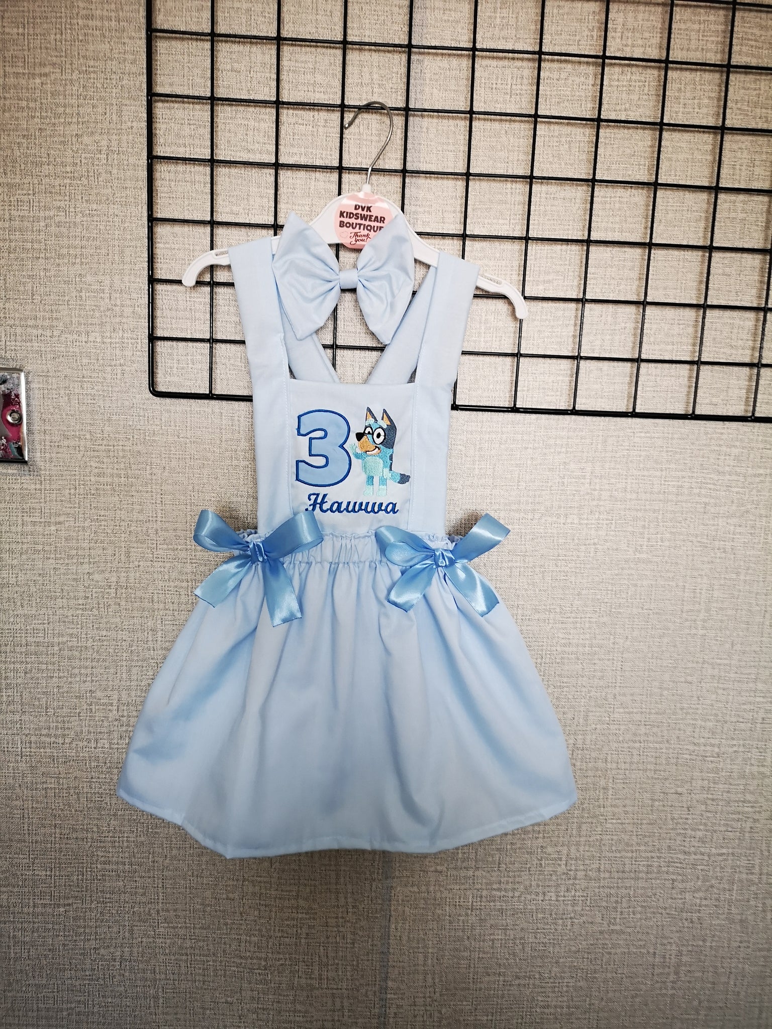 Bluey Dress Birthday Outfit 0m -5 years – DVK Kidswear Boutique