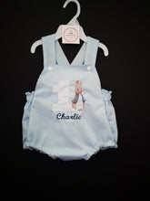Load image into Gallery viewer, Peter Bunny Romper Birthday Outfit 0m -24 months