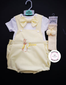 Peter Bunny Romper Outfit 0m -24 months