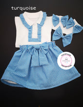 Load image into Gallery viewer, Gingham Skirts Uniform Outfit 2 years - 13 years