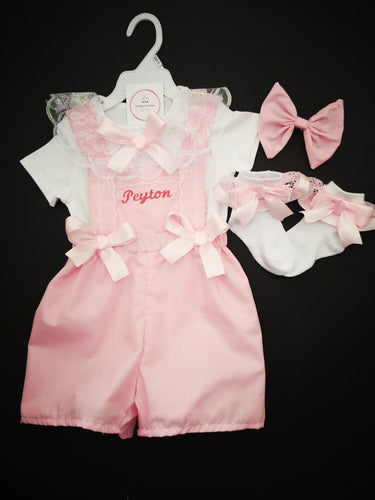 Plain Playsuit Personalised Outfit 0m - 10 years