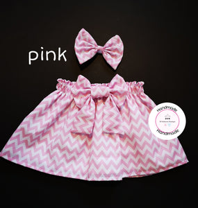 Readymade Skirt and Hairbow 12-18 months