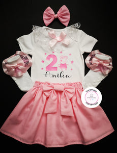 Peppa Birthday Whole Outfit 0M  -5 years