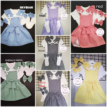 Load image into Gallery viewer, Gingham Pinafore Dress School Uniform Outfit 2 years - 13 years
