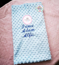 Load image into Gallery viewer, Bubble Wrap Blanket Blue / Pink / White