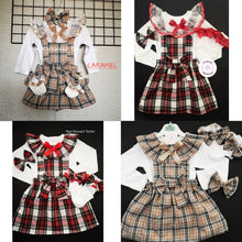 Load image into Gallery viewer, Lux Tartans Dress 4 piece Outfit 0m - 10 years