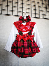 Load image into Gallery viewer, Prinny Bloomer 3 piece Outfit Newborn -24 months