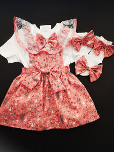 Easter Prinny Dress 4 piece Outfit Newborn - 5 years