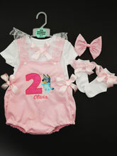 Load image into Gallery viewer, Bluey Birthday Romper Outfit 0m - 24 months