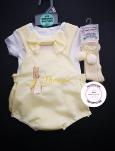 Peter Bunny Romper Outfit 0m -24 months