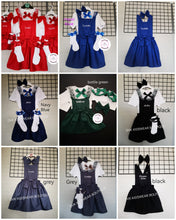Load image into Gallery viewer, Plain Pinafore Personalised Dress Outfit 12m - 10 years