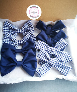 Gingham Plain Bows Bundle