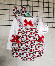 Load image into Gallery viewer, Halloween/Christmas/Valentines Girls Romper 3 piece Outfit  0m -24 month