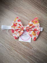 Load image into Gallery viewer, Halloween/Christmas/Valentines 5 inch Hairbow ( baby headband/clip )