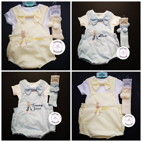 Peter Bunny Romper Outfit 0m -24 months