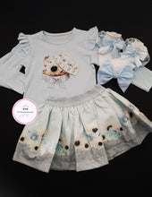 Load image into Gallery viewer, Neon Skirt 4 piece Outfit 1-3 years TRUE Size (READY TO POST)