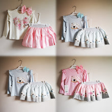 Load image into Gallery viewer, Neon Skirt 3 piece Outfit 1-3 years TRUE Size (READY TO POST)