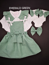 Load image into Gallery viewer, Gingham Pinafore Dress School Uniform Outfit 2 years - 13 years