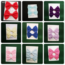 Load image into Gallery viewer, Plain Pigtail Bow 2 piece 3.5 inch