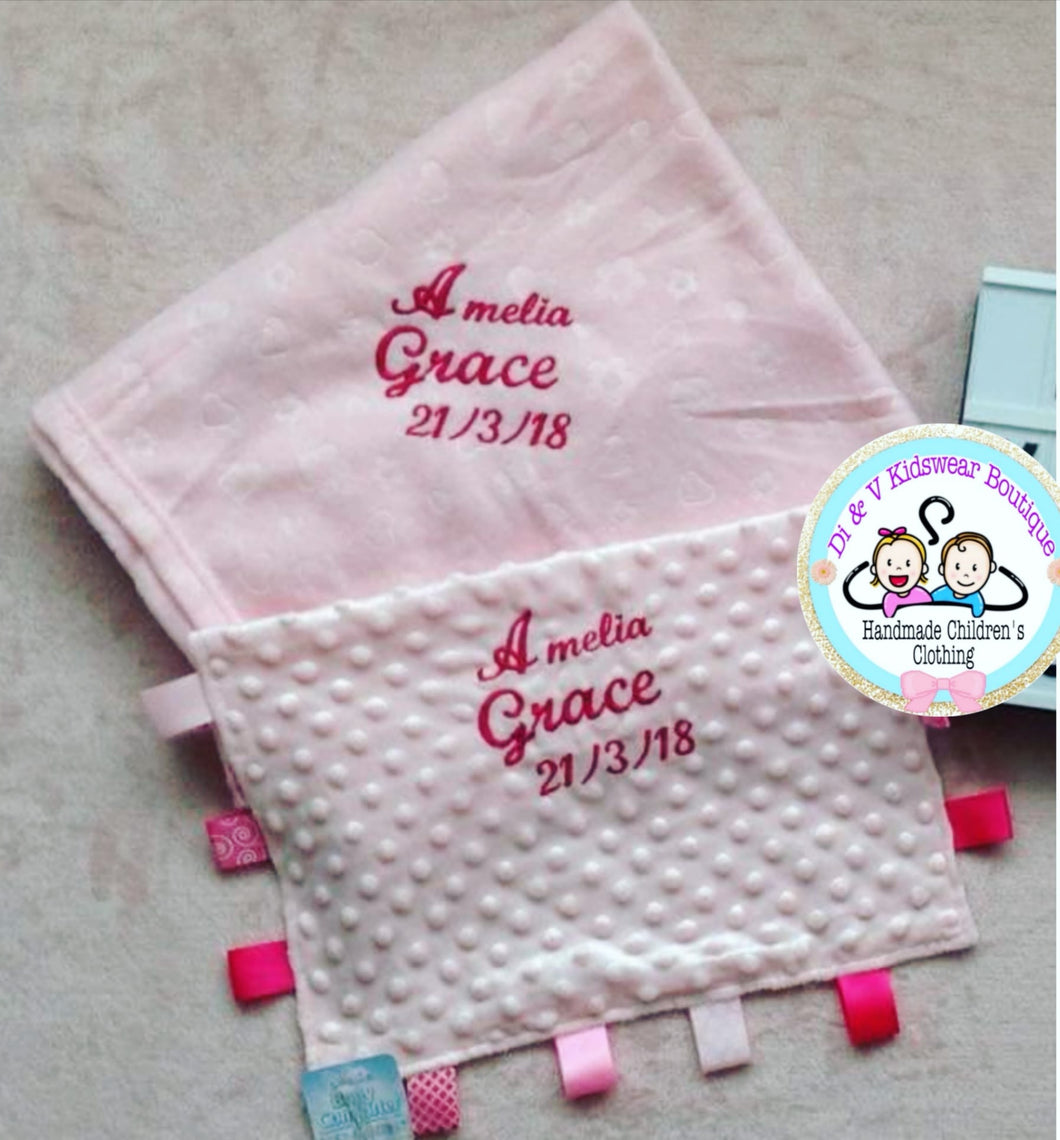 2 piece set ( blanket taggie)