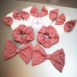 Gingham School Accessories