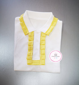 Gingham School Polo Shirts 3 years - 13 years