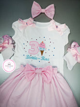 Load image into Gallery viewer, Ice Cream Birthday Whole Outfit Newborn -5 years