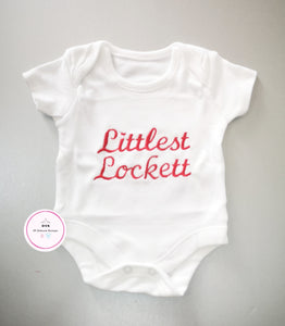 Personalised Embroidered Bodysuit