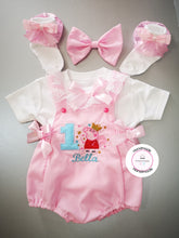 Load image into Gallery viewer, Peppa Birthday Romper Outfit 0m - 24 months