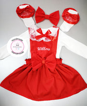 Load image into Gallery viewer, Plain Pinafore Personalised Dress Outfit 0m - 10 years