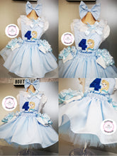 Load image into Gallery viewer, Elsa Inspired Birthday 5 piece Whole Outfit