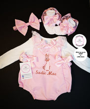 Load image into Gallery viewer, Flopsy Bunny Romper Outfit 0m - 24 months