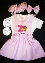 Load image into Gallery viewer, Duggee Inspired Dress Birthday Outfit  0m - 5 years