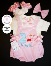 Load image into Gallery viewer, Peppa Birthday Romper Outfit 0m - 24 months