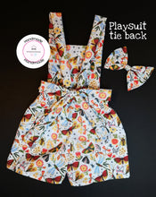 Load image into Gallery viewer, Wild Butterfly Playsuit and Hairbow 0m - 5 years