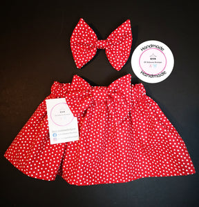 Ditsy Heart 2 piece set 0m - 10 years