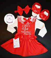 Load image into Gallery viewer, First Valentine&#39;s Day Outfit 0m - 24 months