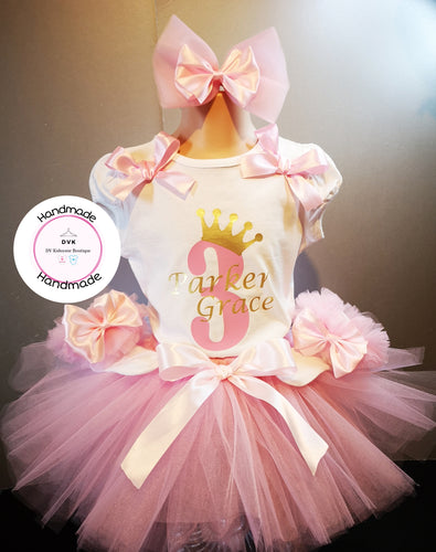 Tutu Birthday Whole Outfit 0m - 5 years