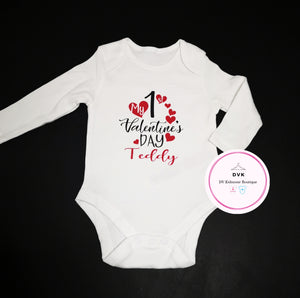 My 1st Valentines Day Bodysuit 0m - 24 months