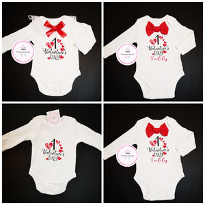 My 1st Valentines Day Bodysuit 0m - 24 months