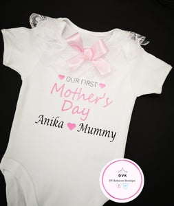 Our / My First Mother's Day Bodysuit 0m - 24 months