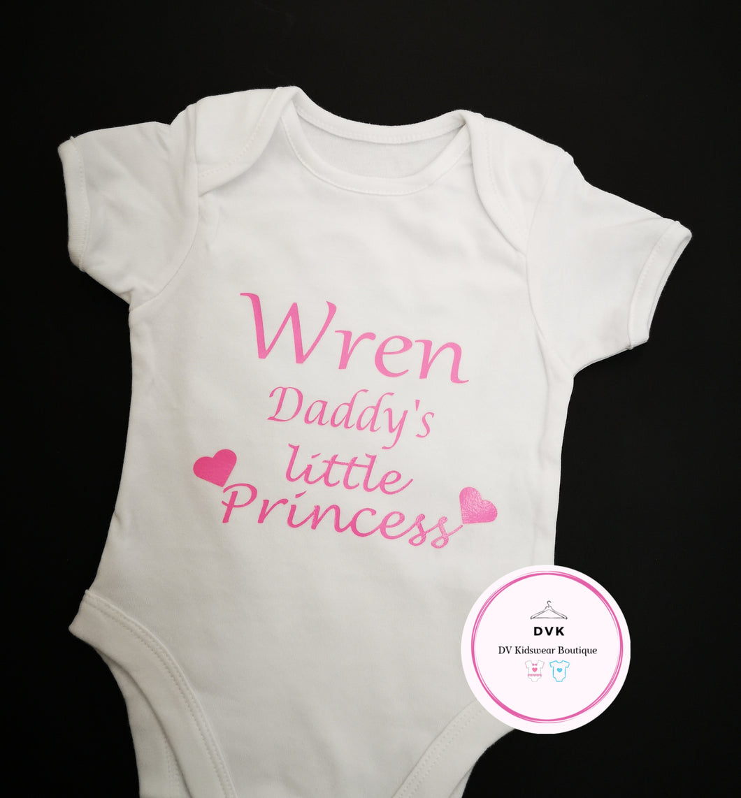 Daddy's Little Princess (Mummy's little prince )Bodysuit 0m - 24 months
