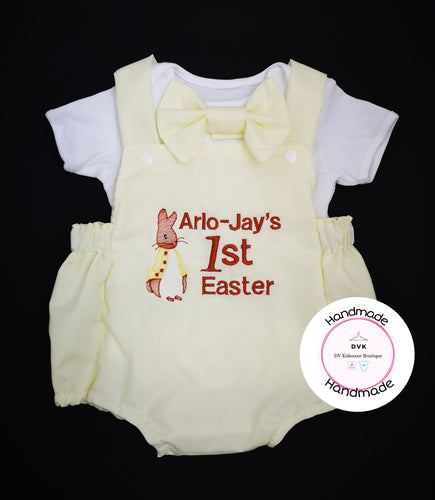 Peter Bunny Easter Romper Outfit 0m -24 months