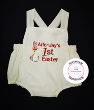 Load image into Gallery viewer, Peter Bunny Easter Romper Outfit 0m -24 months